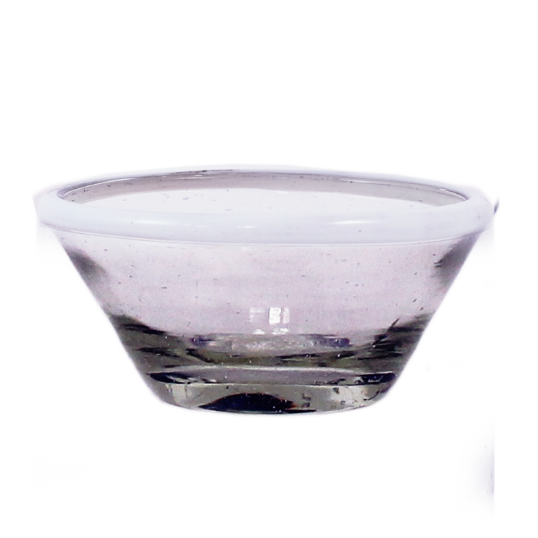 Tiny White Rim Bowl