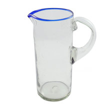 Load image into Gallery viewer, Blue Rim Pitcher
