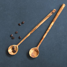 Load image into Gallery viewer, Olive Wood Tasting Spoon
