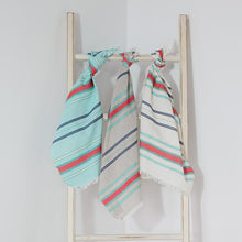 Load image into Gallery viewer, Aqua Cottage Towel
