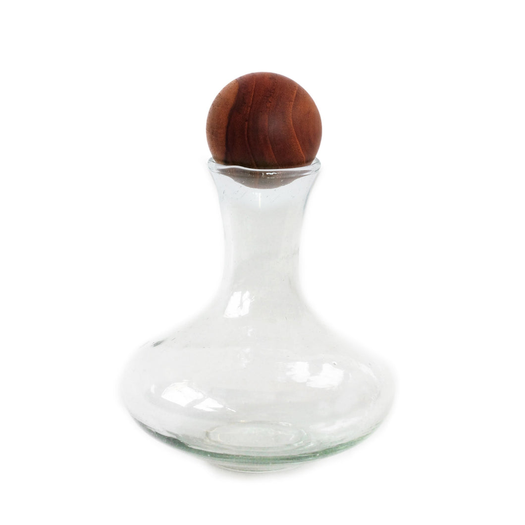 Clasico Decanter Small with Wood Topper