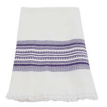 Load image into Gallery viewer, Purple Antigua Stripe Towel
